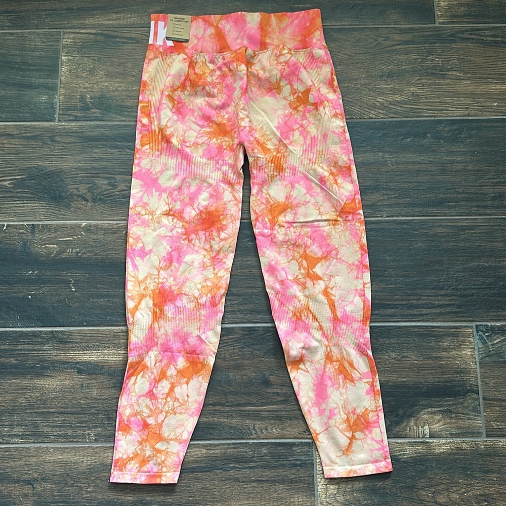 💖 Victoria’s Secret PINK ACTIVE SEAMLESS High Waist Leggings with Pocket - Picture 4 of 7